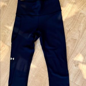 Women’s Under Armour compression Heat Gear Leggings Black with Pockets